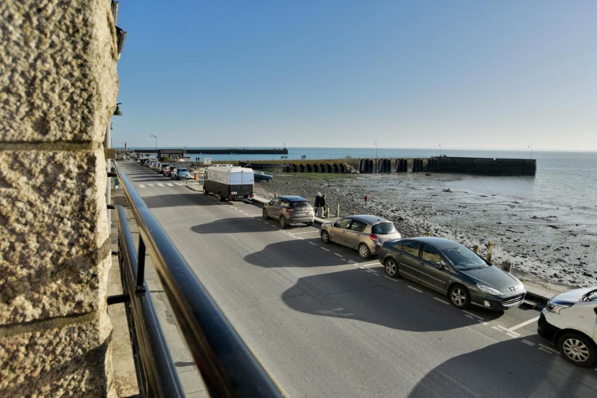 L Ostra 1, Appartement Haut Standing Front De Mer A Cancale Sur Le Port De La Houle Exterior photo
